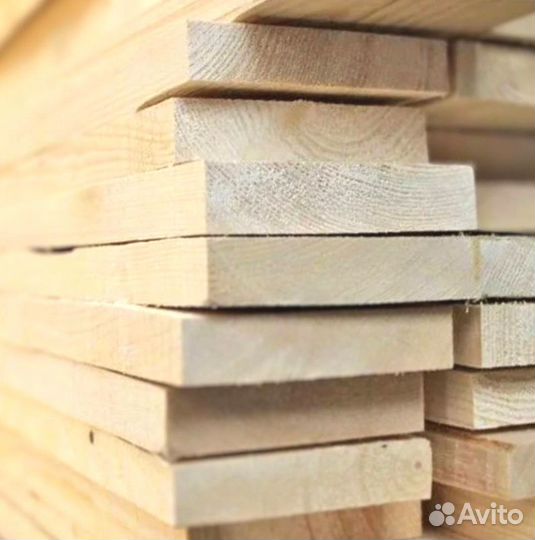 Доска обрезная сухая хвоя 25х150 6м сорт 1
