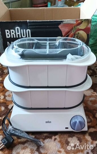 Пароварка новая braun fs 20