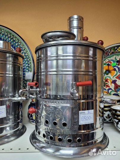 Самовар на дровах турецкий