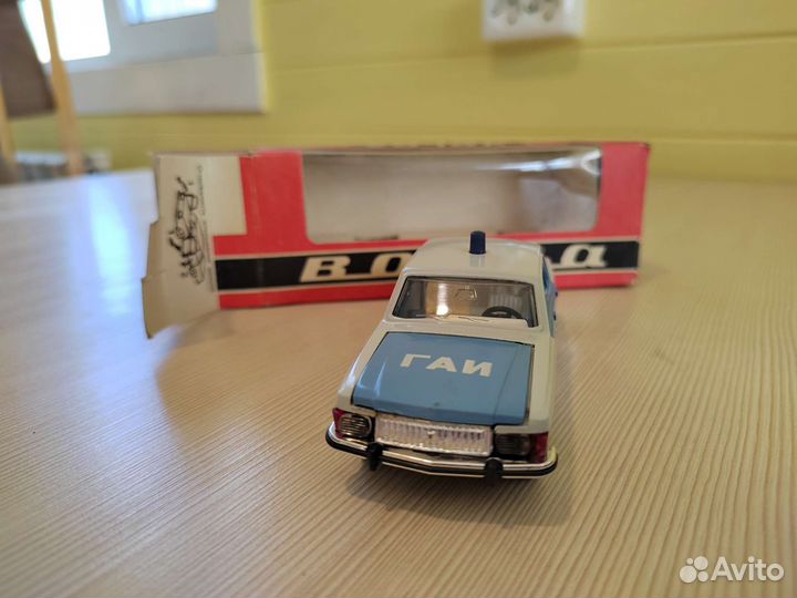 Модель автомобиля СССР газ волга 3102 гаи без ми