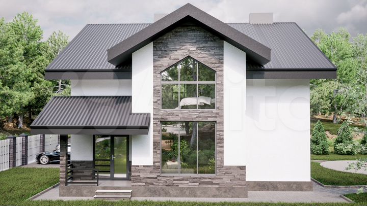 Дом 190 м² на участке 6 сот.