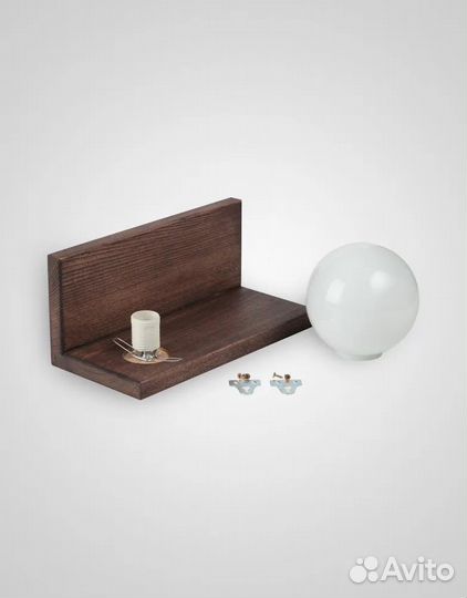 Светильник настенный с полочкой