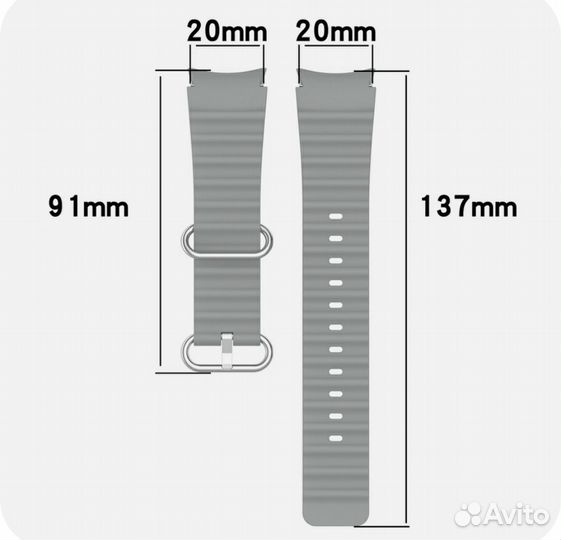 Новый Ремешок для Samsung Galaxy Watch 4/5