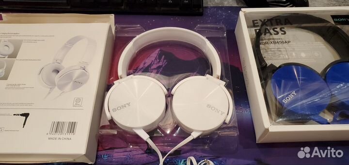 Наушники Sony mdr xb450ap bass