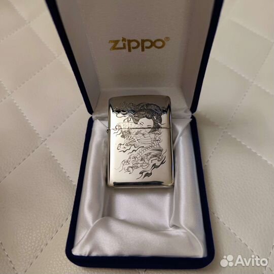Зажигалка zippo sterling armor в азиатском стиле