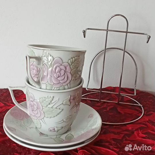 Фарфоровая посуда сервиз чайный