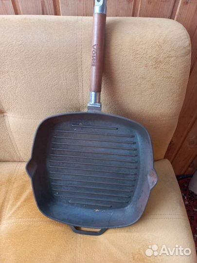 Чугунная сковорода гриль