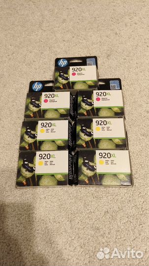 Картридж HP 920XL жёлтый/пурпурный оригинал