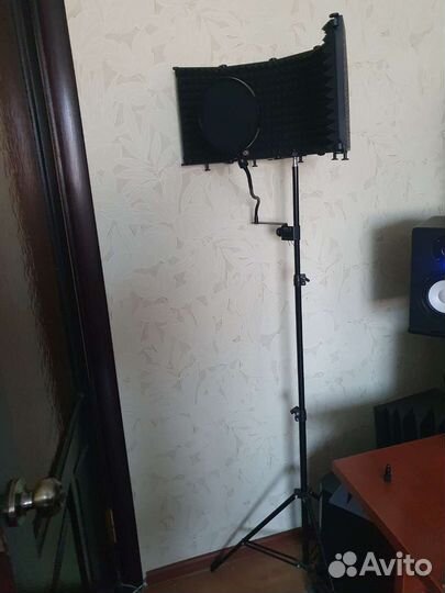 Акустический экран для микрофона+Поп фильтр