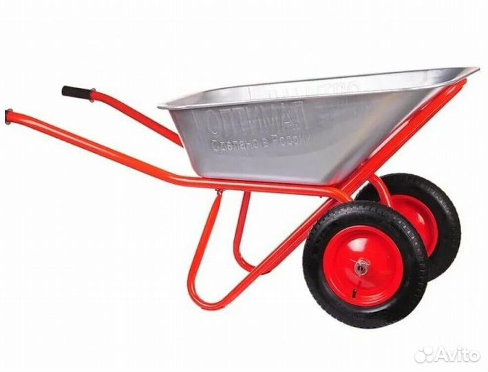 Тачка усиленная новая тележка строительная