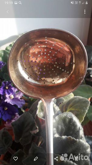 Серебряное ситечко для чая 84