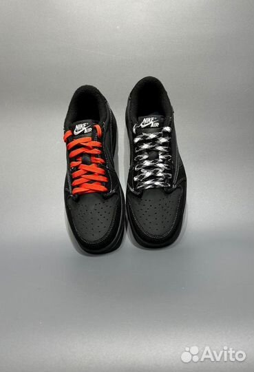 Кроссовки Travis Scott X Air Jordan 1 Low Black Ph