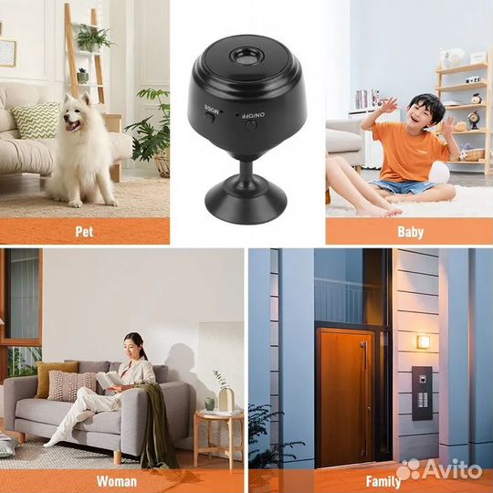 Беспроводная камера видеонаблюдения A9,wi-fi