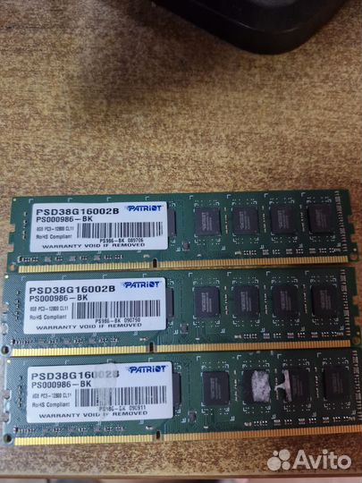 Оперативная память ddr3 8gb 4gb 2gb