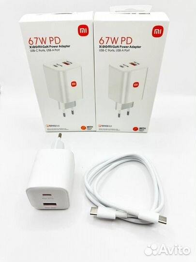 Быстрая зарядка Xiaomi 33W/67W