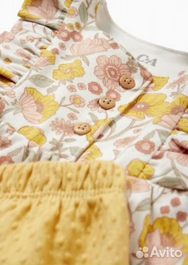 Комплект летний для девочки c&a 68 74