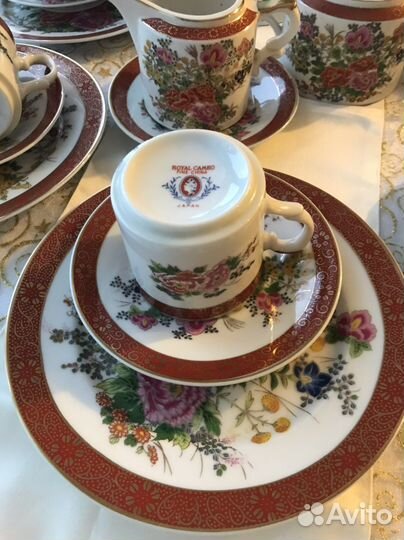 Старинный чайно-кофейный сервиз Япония