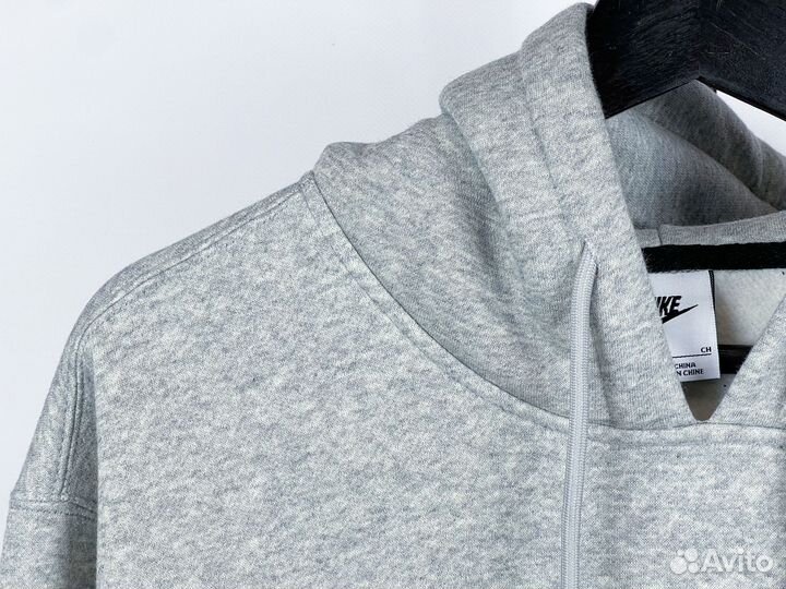 Худи Nike x Stussy Fleece Grey