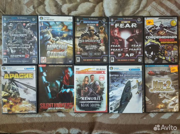 Диски PC DVD Компьютерные игры Подборка