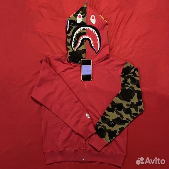 Bape shark full zip hoodie