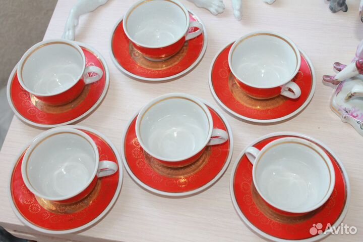 Полный кофейный сервиз ссср. Редкость. Люкс