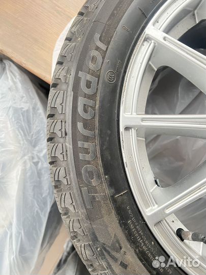 Резина на дисках липучка 225/50 r17