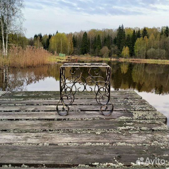 Кованый пуф