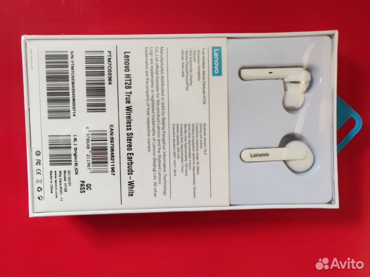 Беспроводные наушники Lenovo HT28