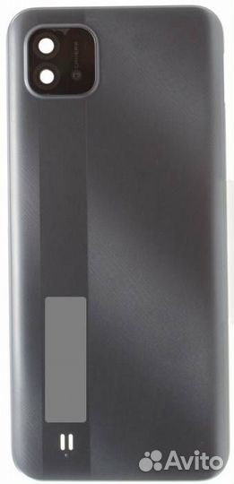 Задняя крышка для Realme C11 2021 Серая (со стекло