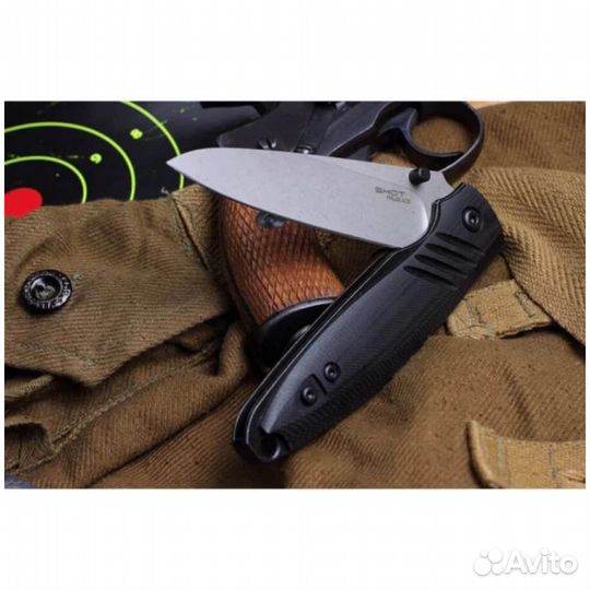 Нож складной Mr.Blade Shot Stonewash MB045, 96 мм