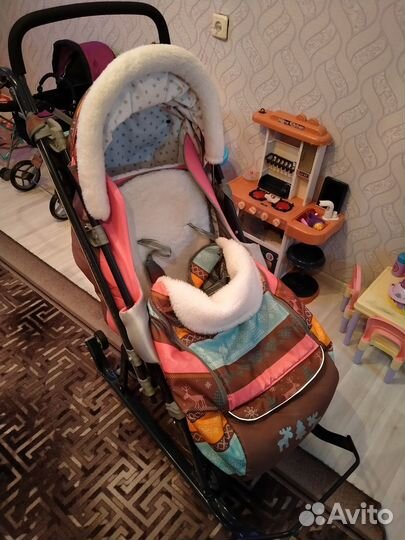 Санки коляска ника 7 3