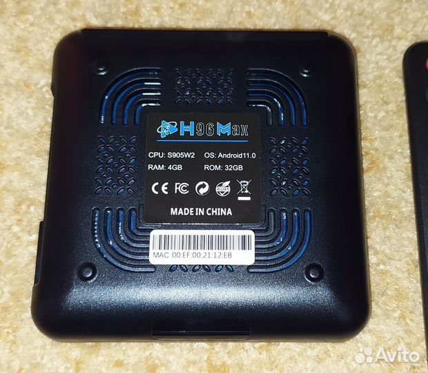 Смарт тв приставка Андроид 11 TV box H96 MAX W2