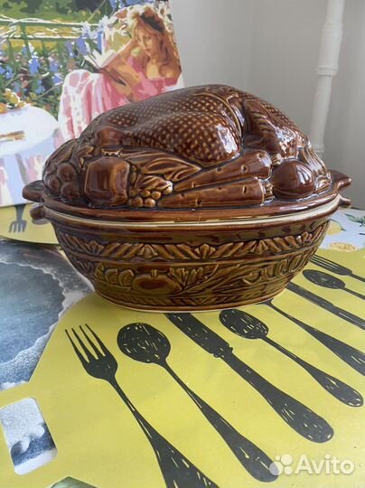 Блюдо с крышкой