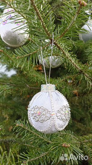Елочные игрушки ручной работы. Эксклюзив