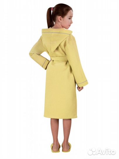 Халат вафельный детский новый