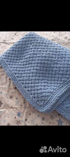 Плед из alize puffy