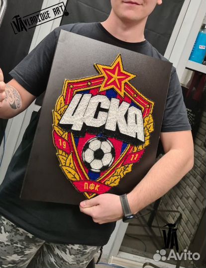 Картина ручной работы пфк «цска»