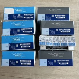 Линзы acuvue, oasys, moist, trueye