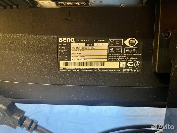 Монитор benq gl2450-t