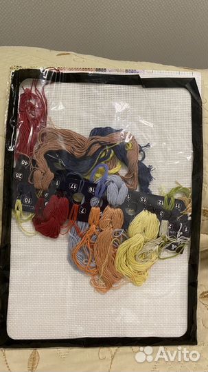 Остаток от набора для вышивания крестиком Фрукты