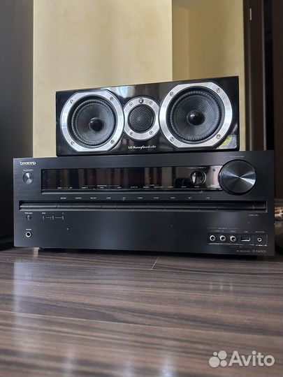 Акустическая система Wharfedale, ресивер onkyo