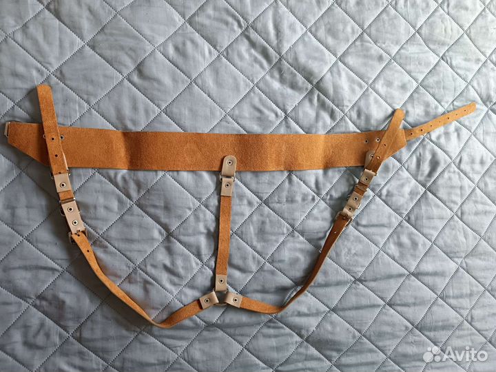 Портупея женская бежевая