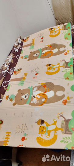 Детский коврик для ползания 180 200