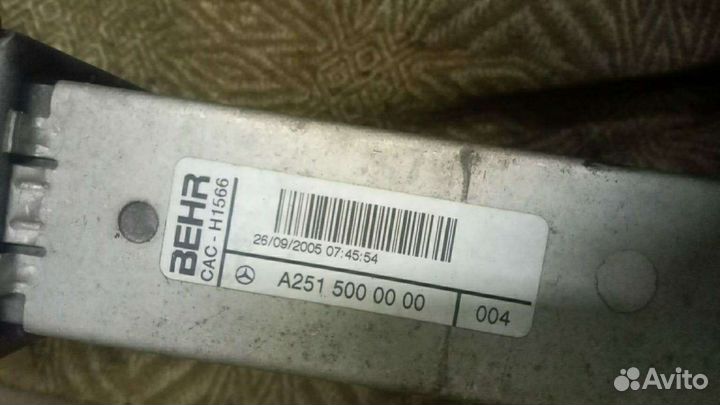 Радиатор интеркулер OM642 Mercedes W164 X164 W251