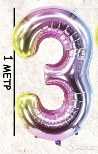 Воздушные шары цифры
