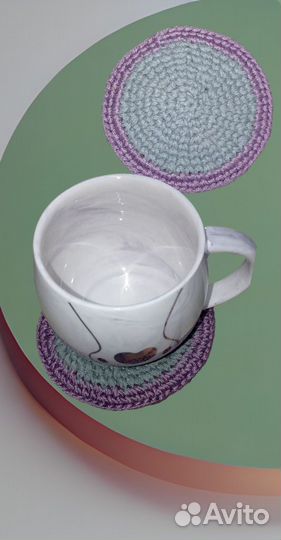 Подставка вязанная