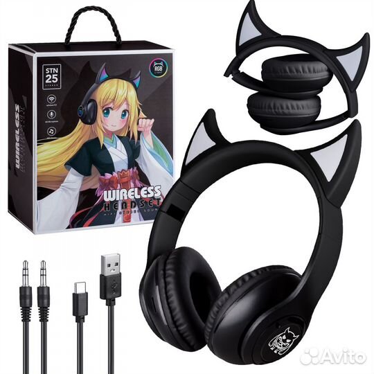 Bluetooth наушники аниме