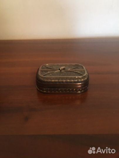 Шкатулка, серебренное покрытие