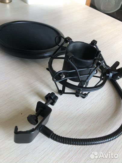 Держатель паук и поп-фильтр для микрофона