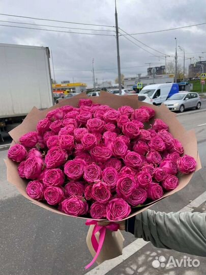 Цветы розы букет